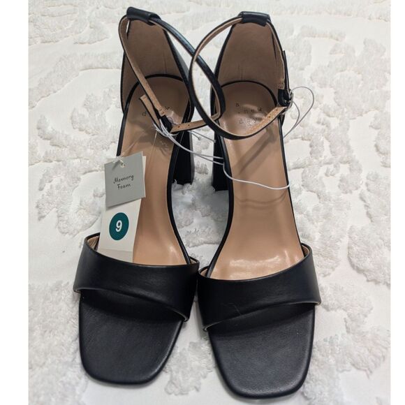 👠 A New Day Shelly Confort Heels Black Size 9 Memory Foam NWT - Picture 3 of 7